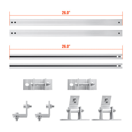 Tilt Mount | Adjustable Tilt Mount for Roofs and Flat Surfaces | Designed for RICH SOLAR MEGA Series Solar Panels | Easy to Install - RICH SOLAR