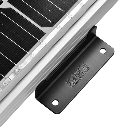 Z-Brackets | Mounting Hardware Z-Brackets with Screws | Designed for RICH SOLAR MEGA Series Solar Panels | Easy to Install - RICH SOLAR