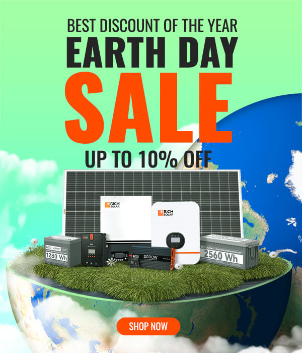 RICH SOLAR Earth Day Sale