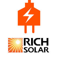 Image representing the RICH SOLAR brand, synonymous with quality solar energy products.