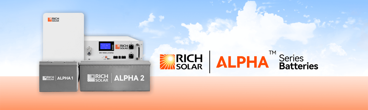 Rich Solar Alpha Batteries