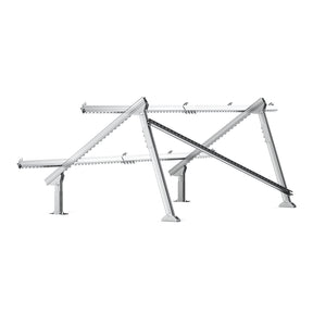 Solar Ground Mount | Fit MEGA 100/100 SLIM/MEGA 150 | Adjustable, Easy-to-Install Brackets for 1-4 Panels - RICH SOLAR