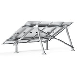 Solar Ground Mount | Fit Mage 100/100 SLIM/Mega 150 | Adjustable, Easy-to-Install Brackets for 1-4 Panels