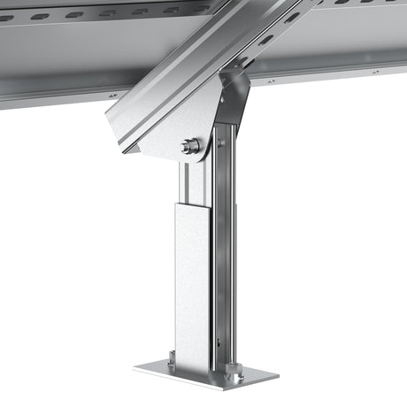 Solar Ground Mount | Fit MEGA 100/100 SLIM/MEGA 150 | Adjustable, Easy-to-Install Brackets for 1-4 Panels - RICH SOLAR
