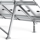 Solar Ground Mount | Fit Mage 100/100 SLIM/Mega 150 | Adjustable, Easy-to-Install Brackets for 1-4 Panels