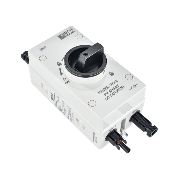 Solar PV DC Quick Disconnect Switch 2 Pole 1 String | RICH SOLAR