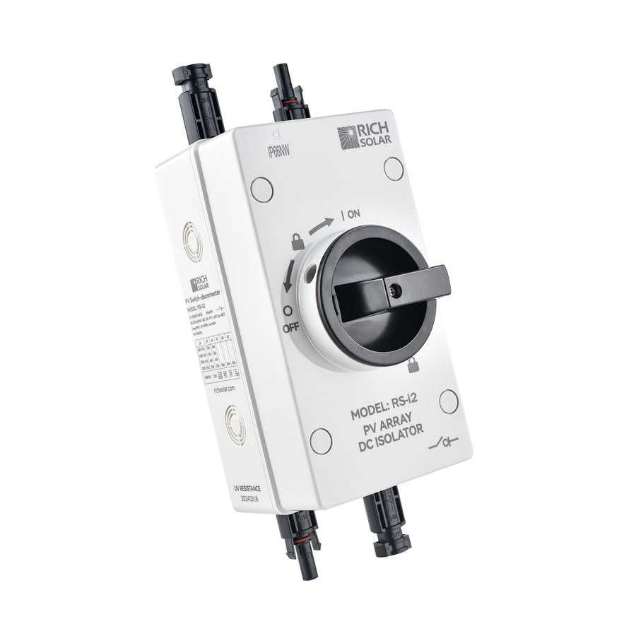 Solar PV DC Quick Disconnect Switch 2 Pole 1 String | RICH SOLAR