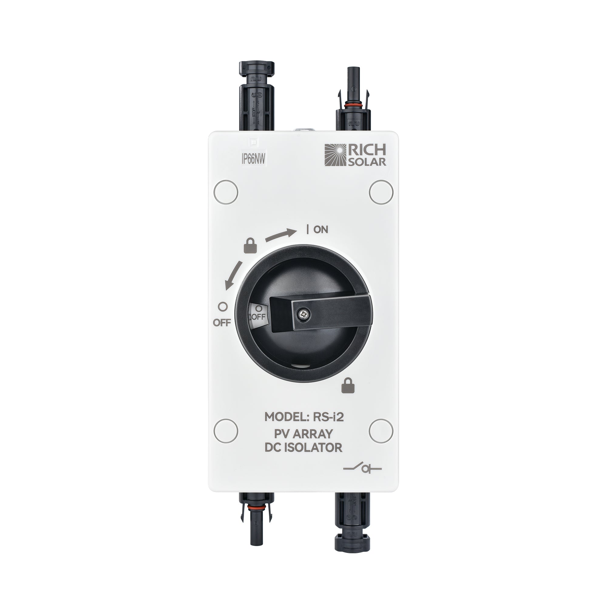 Solar PV DC Quick Disconnect Switch 2 Pole 1 String | RICH SOLAR