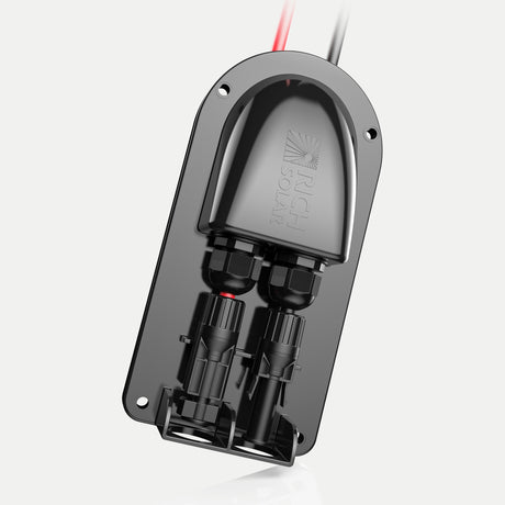 Cable Entry Plate | IP68 Waterproof Polypropylene Housing with UL 10AWG Wires and Solar Connectors | Easy to Install - RICH SOLAR