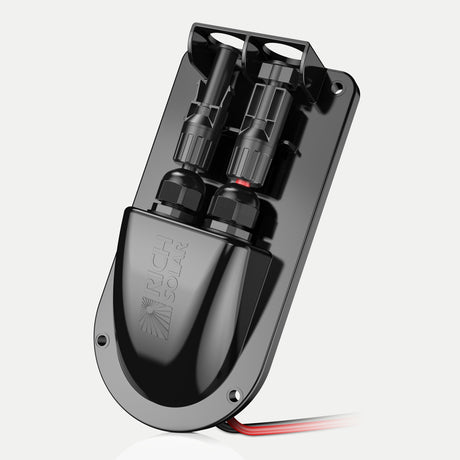 Cable Entry Plate | IP68 Waterproof Polypropylene Housing with UL 10AWG Wires and Solar Connectors | Easy to Install - RICH SOLAR