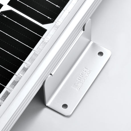Z-Brackets | Mounting Hardware Z-Brackets with Screws | Designed for RICH SOLAR MEGA Series Solar Panels | Easy to Install - RICH SOLAR