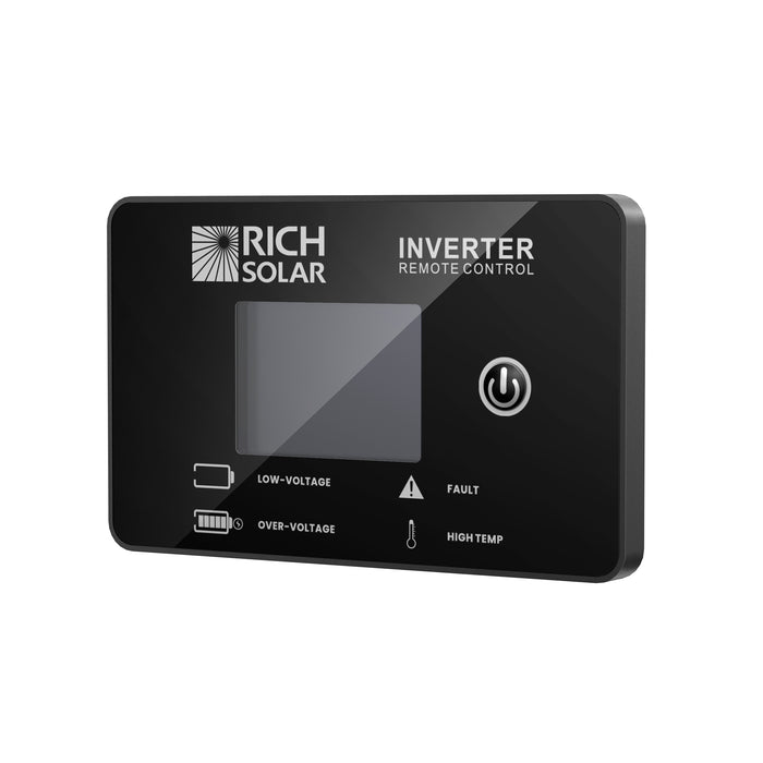 Rich Solar RS-RM01 button layout close up tactile bubble buttons