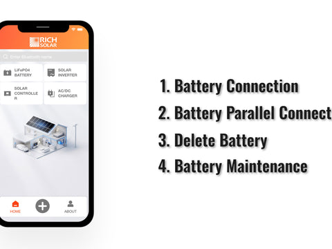 How to Control ALPHA Series battery via the RICHSOLAR App