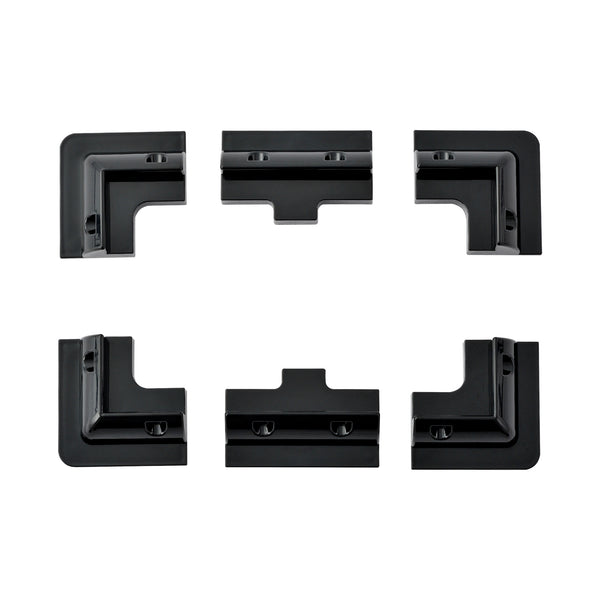 Corner Bracket Mounts | Set of 6 Brackets for Solar Panel Mounting | Designed for RICH SOLAR MEGA Series Solar Panels | Easy to Install