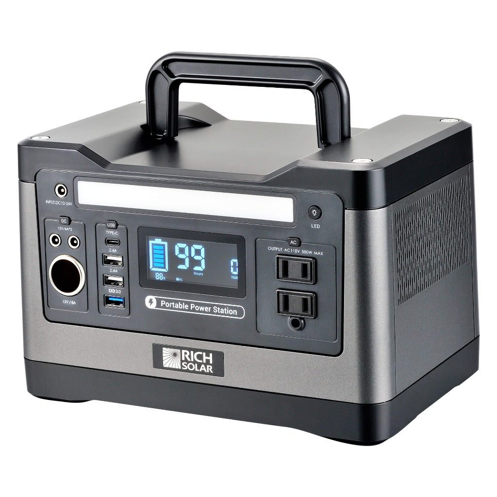 X500 Lithium Portable Power Station side