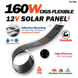 Mega 160 Watt CIGS Flexible Solar Panel - RICH SOLAR