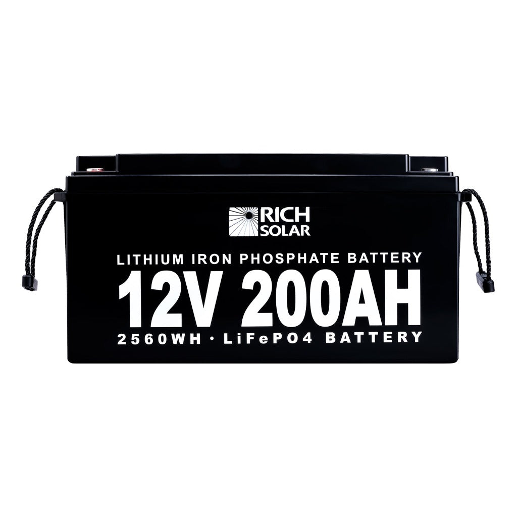 12V 200Ah LiFePO4 Lithium Iron Phosphate Battery Presale - RICH SOLAR