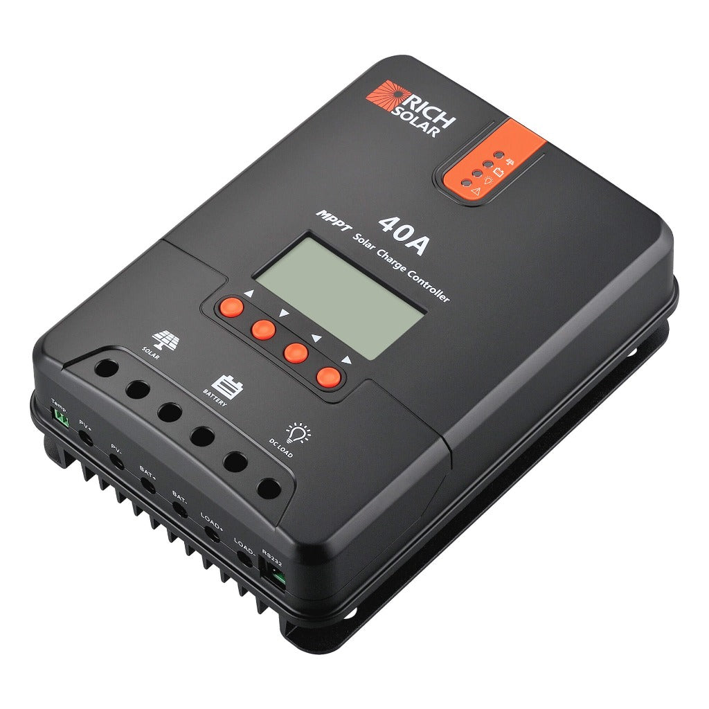 40 Amp MPPT Solar Charge Controller – RICH SOLAR