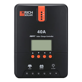 40 Amp MPPT Solar Charge Controller - RICH SOLAR