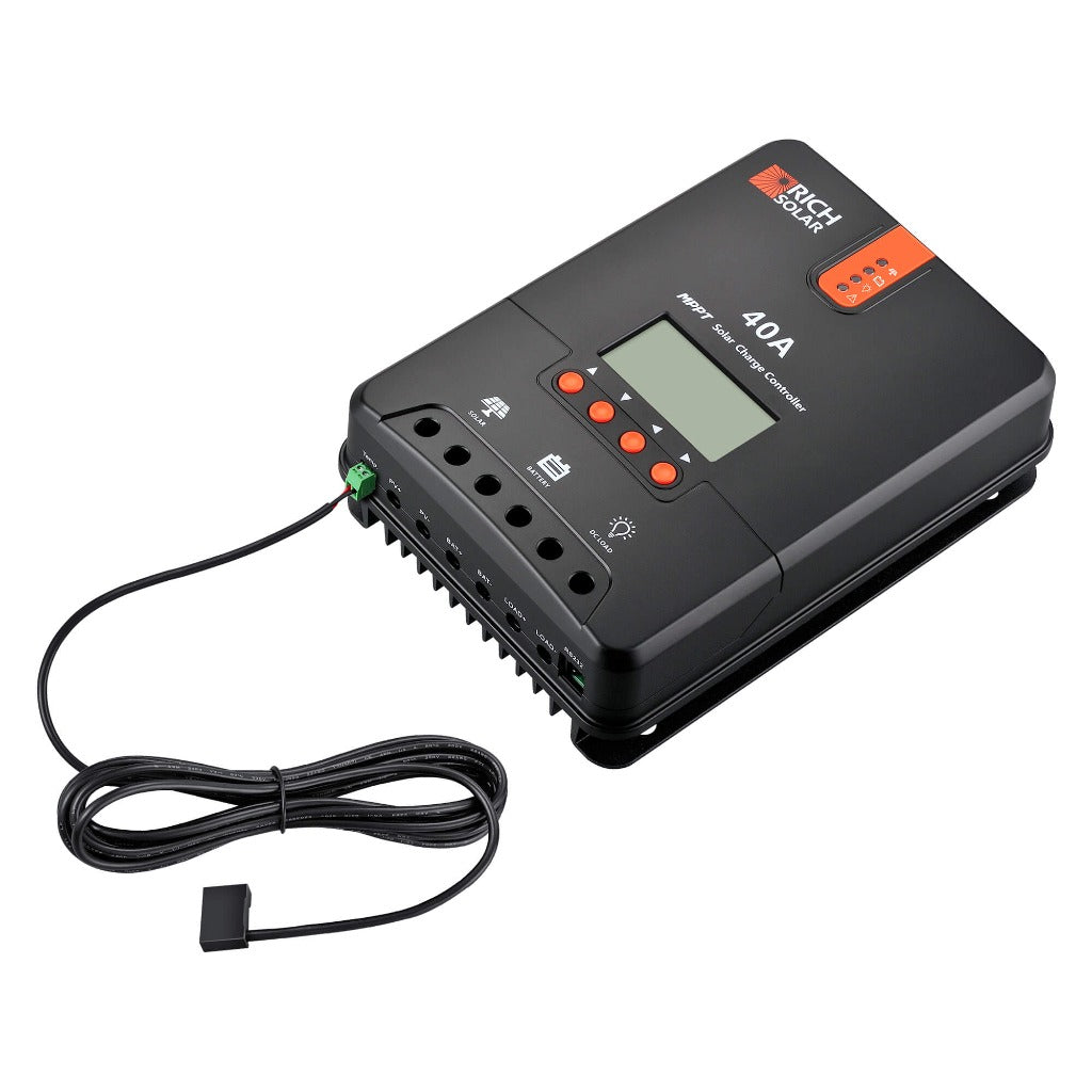 40 Amp MPPT Solar Charge Controller – RICH SOLAR