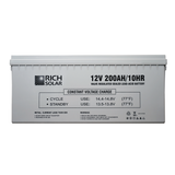 12V 200Ah Deep Cycle AGM Battery - RICH SOLAR