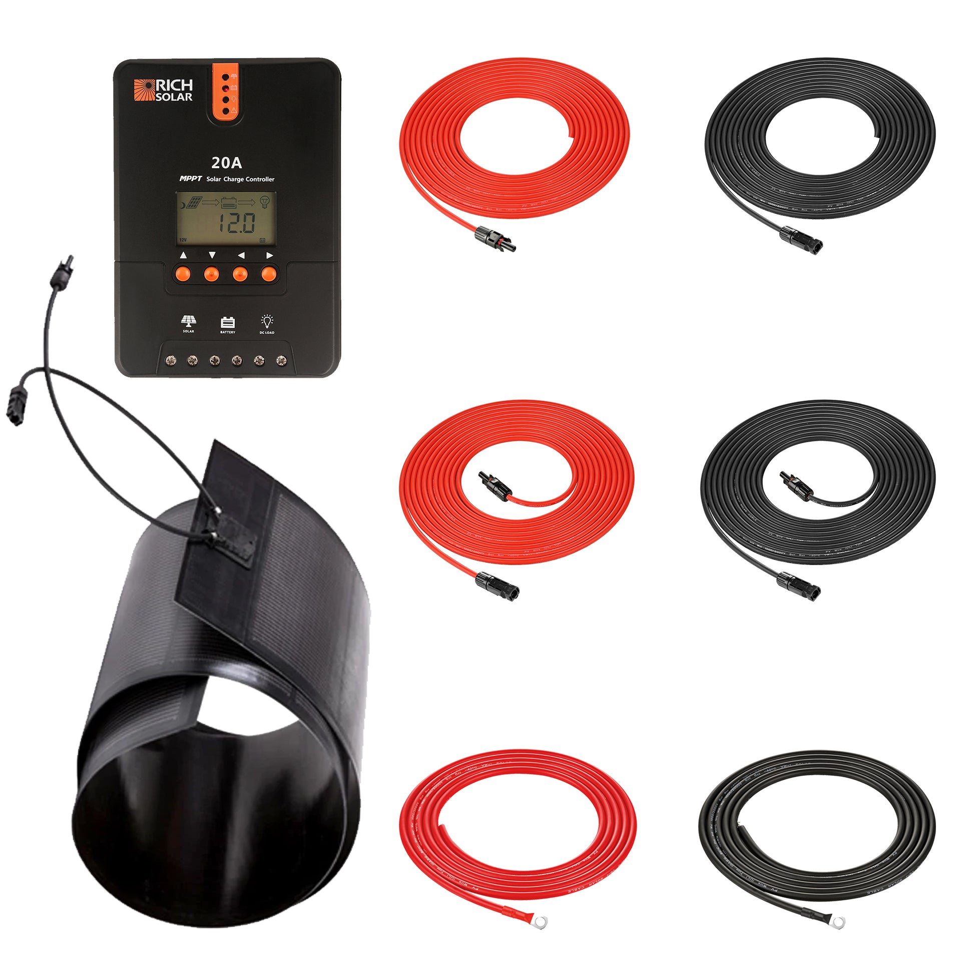 Kit Solaire Solartronics 2x100W Mono 12V + Convertisseur 1000W 20A – Neuf