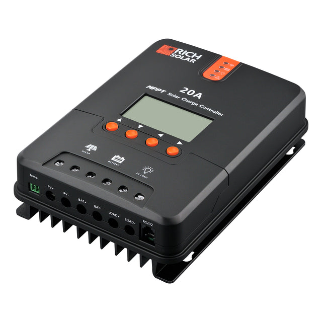 20 Amp MPPT Solar Charge Controller | RICH SOLAR